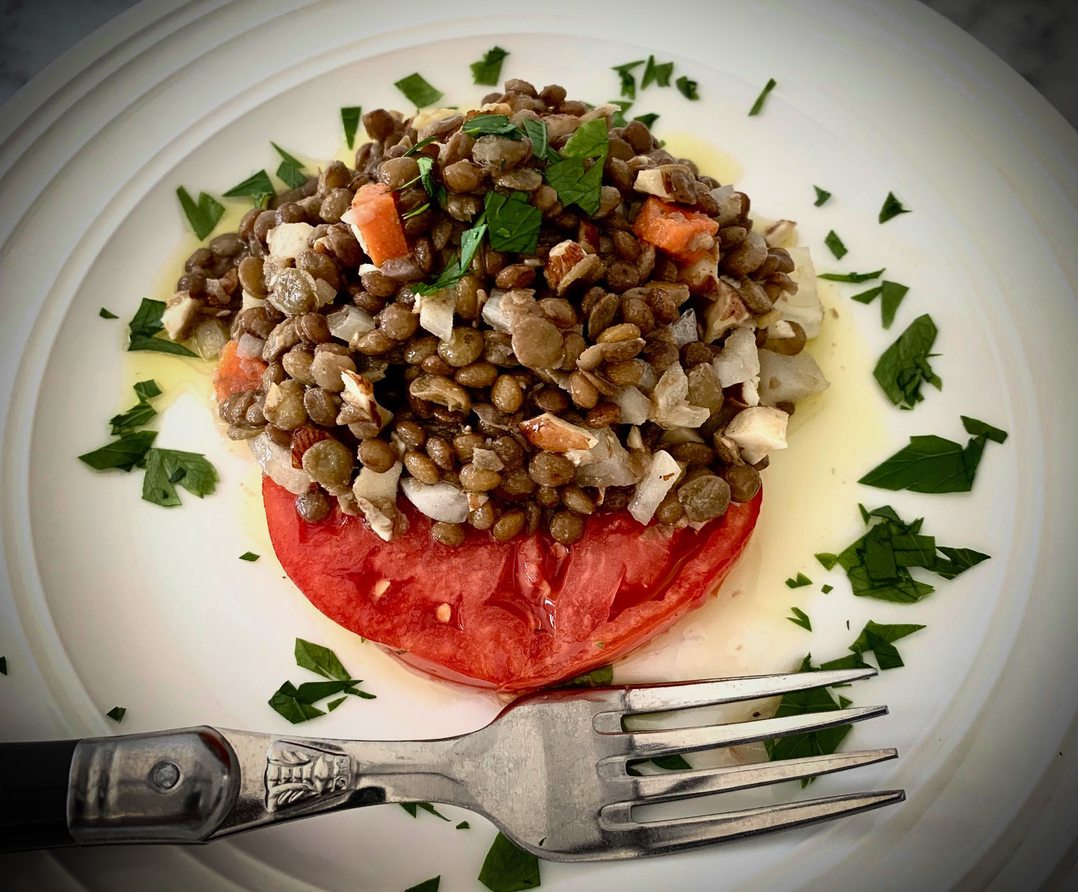 Greek Lentil and Hazelnut Salad V2 Morbi vitae purus dictum, ultrices tellus in, gravida lectus.