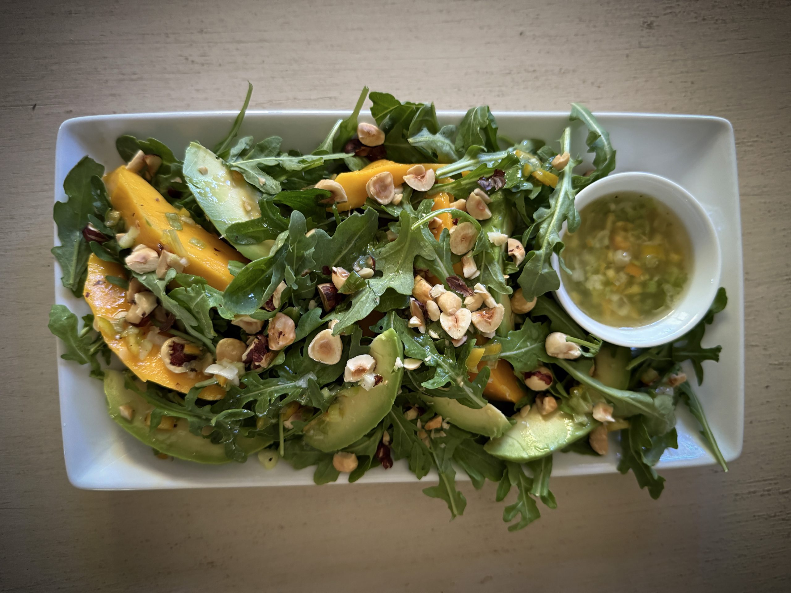 Mango-Avocado-and-Hazelnut-Salad Morbi vitae purus dictum, ultrices tellus in, gravida lectus.